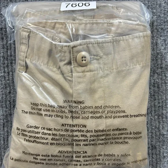 Tru-Spec Mens Cargo Pants Size XL Regular Beige 100% Cotton Outdoor Mid Rise - Picture 9 of 9